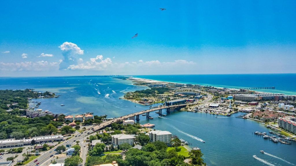 Fort Walton Beach Florida Drone Aerial